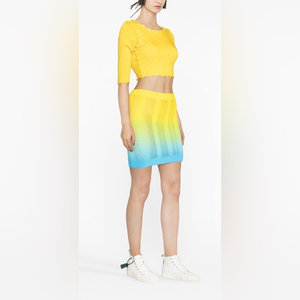 AGR Ombré-effect miniskirt